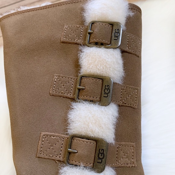 UGG Chestnut Suede Klea Boots - Picture 6 of 8